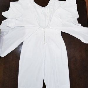 rosewe white jumpsuit